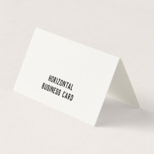 Personalized Signature Cream Folded Business Card