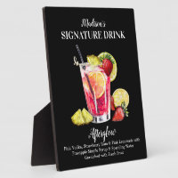 Personalized Signature Drink Rum Vodka Lemonade