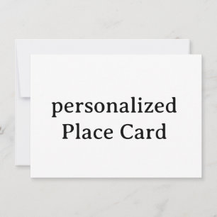 personalized Signature Matte 4.5" x 6.25"Flat Card