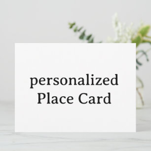 personalized Signature Matte 5.5" x 7.5"Flat Card