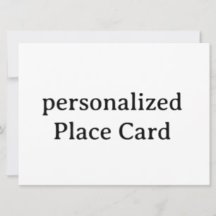 personalized Signature Matte 6.5" x 8.75"Flat Card