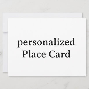 personalized Signature Matte 6.5" x 8.75"Flat Card