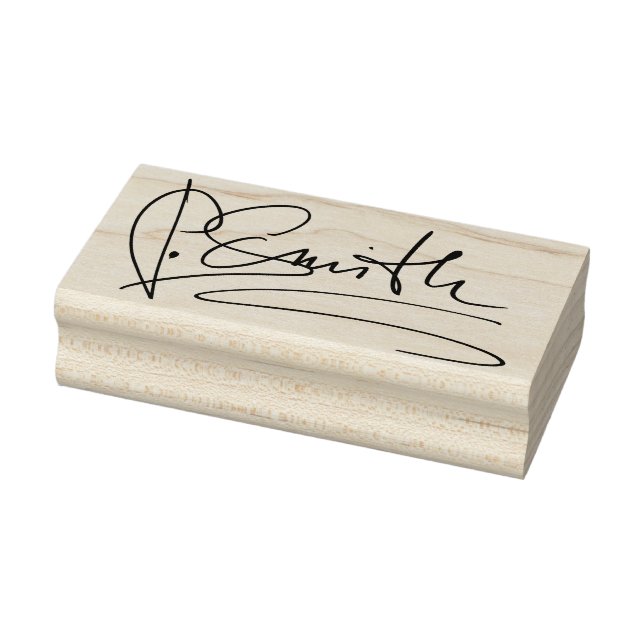 Personalized Signature Rubber Stamp (Stamp)