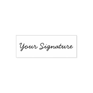 Personalized Signature Self-inking Stamp