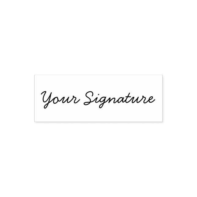 Personalized Signature Self-inking Stamp (Design)