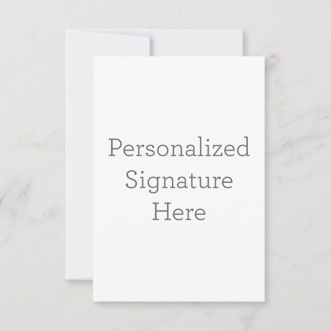 3.5" x 5" Flat Thank You Card (Front)