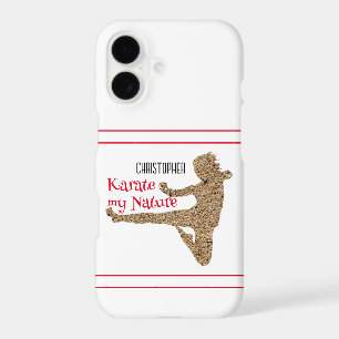 Personalized Silhouette Japan Martial Arts Karate iPhone 17 Case