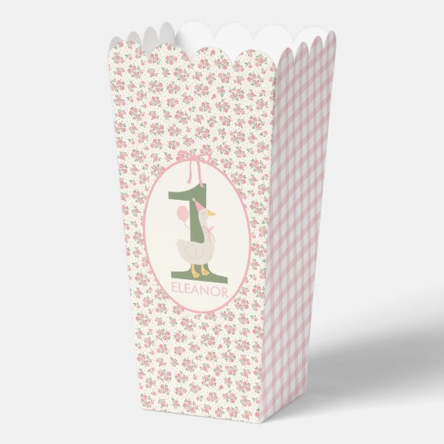 Personalized Silly Goose Party Favor Box (Front)