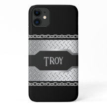 Personalized Silver Metal and Chain