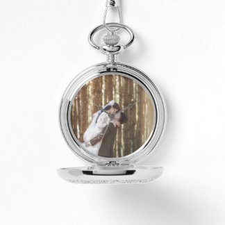 Personalized Silver Pocket Watch | Custom Watch
