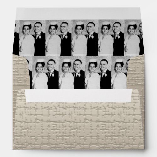 Personalized Silver Your Photo Inside Anniversary Envelope