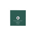 Personalized Simple 4 Photos Green
