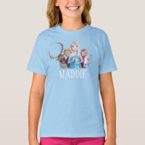 Personalized - Simple and Modern Frozen Birthday   T-Shirt