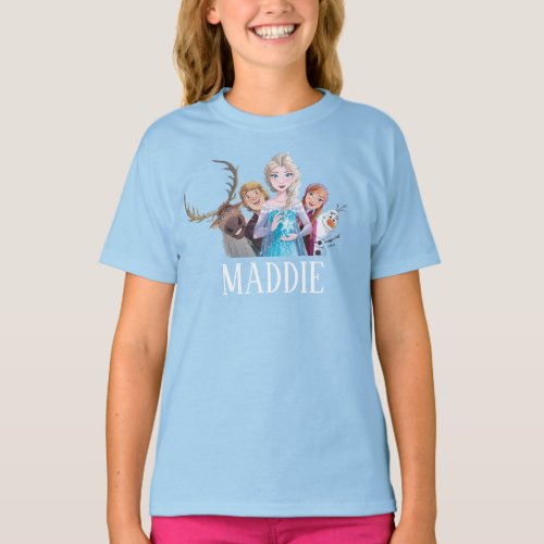 Personalized _ Simple and Modern Frozen Birthday   T_Shirt