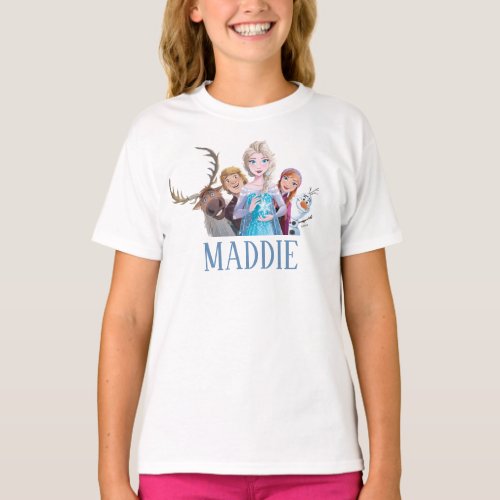 Personalized _ Simple and Modern Frozen Birthday  T_Shirt