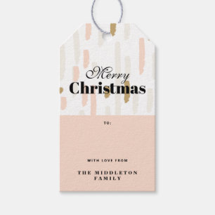 Personalized Simple Boho Christmas Gift Tags