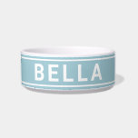 Personalized Simple Bold Name Template Pet Food Bowl<br><div class="desc">Custom Name Personalized Pet Food Bowl.</div>