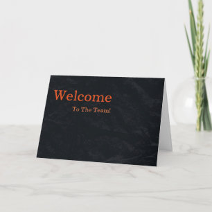 Personalized simple Elegant Welcome Card