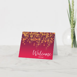 Personalized simple Elegant Welcome to the team Card