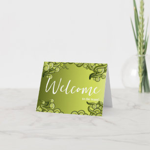 Personalized simple Elegant Welcome to the team Card