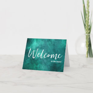 Personalized simple Elegant Welcome to the team Card
