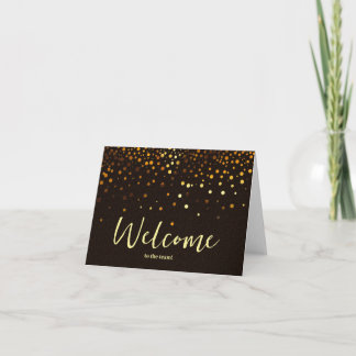 Personalized simple Elegant Welcome to the team Card