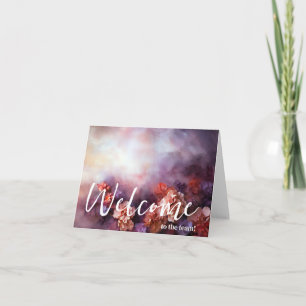 Personalized simple Elegant Welcome to the team Card