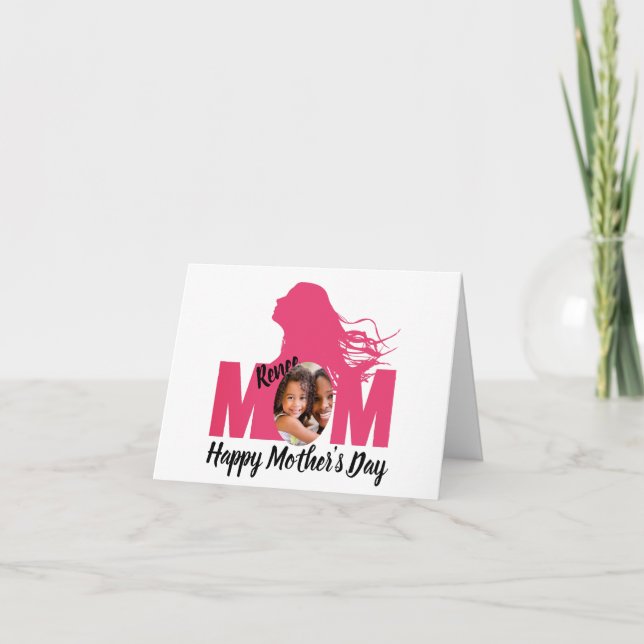 Personalized Simple Happy Mother's Day Card (Front)
