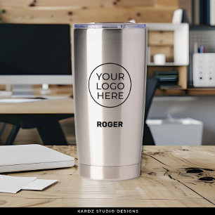 Personalized Simple Logo Stainless Steel Tumbler