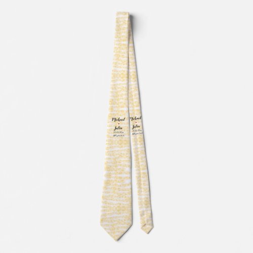 personalized simple minimal add your name watercol neck tie
