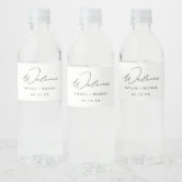 Personalized Simple Water Bottle Labels