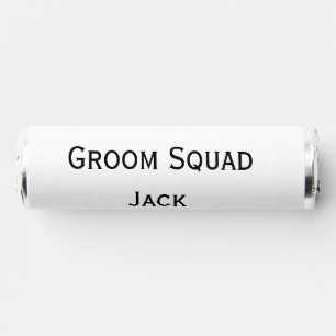 personalized simple monogram add your name wedding breath savers® mints
