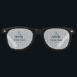 personalized simple monogram groom team groomsmen  retro sunglasses<br><div class="desc">design</div>