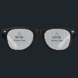 personalized simple monogram groom team groomsmen  retro sunglasses<br><div class="desc">design</div>
