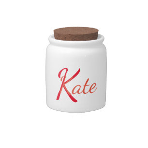 personalized simple monogram name bridesmaid simpl candy jar