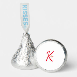 personalized simple monogram name bridesmaid simpl hershey®'s kisses®