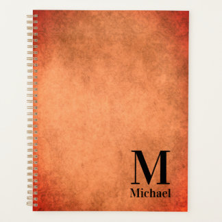Personalized Simple Monogrammed Planner