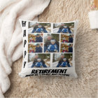 Personalized Simple Retirement  9 Photo Collage Fl