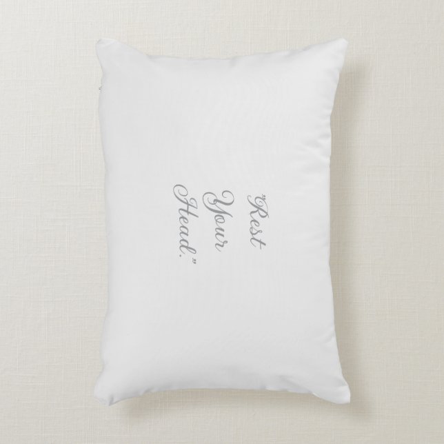 Personalized Simple Throw Pillow (Front(Vertical))