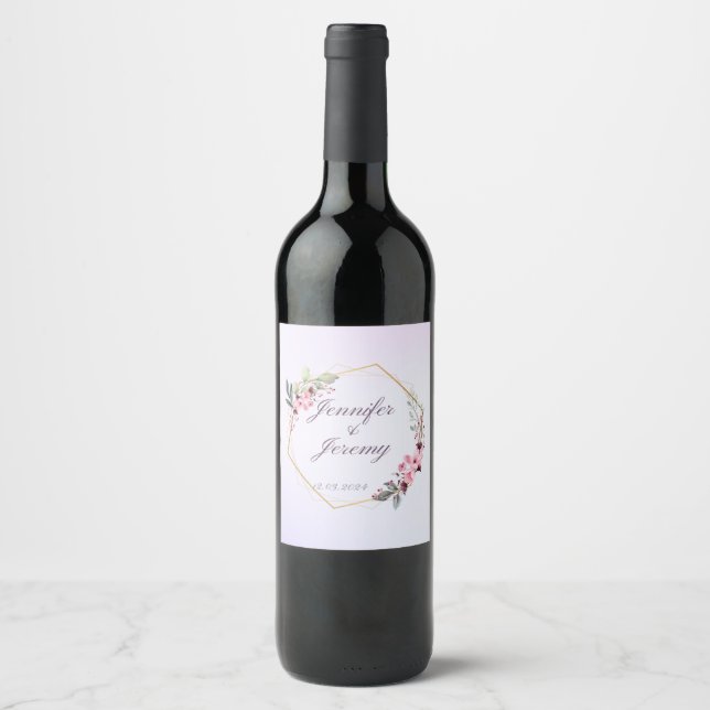 Personalized Simple Wine Label (Front)