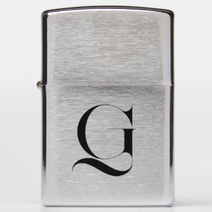 Personalized Single Custom Monogram Zippo Lighter