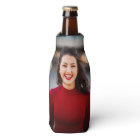 Personalized Single Photo Beer Bottle Cooler