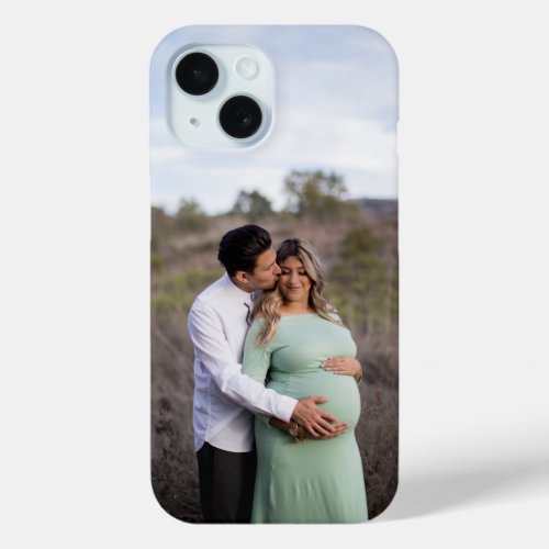 Personalized Single Photo Custom iPhone 15 Case