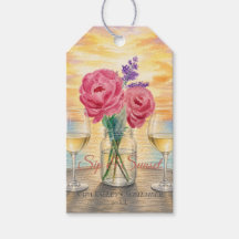 Personalized Sip & Sunset Weekend Welcome Gift Tag