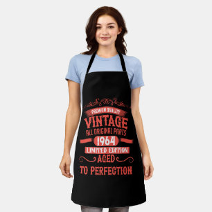 Personalized sixty vintage 60th birthday gifts apron