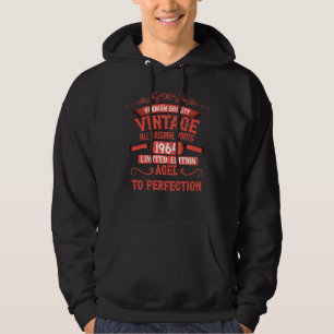Personalized sixty vintage 60th birthday gifts hoodie