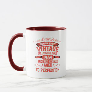 Personalized sixty vintage 60th birthday gifts mug