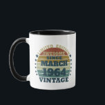 Personalized sixty vintage 60th birthday gifts  mug<br><div class="desc">Add some originality with this limited edition,  premium-quality,  and unique vintage-looking birthday graphic design featuring cool typography. It's a great gift idea for men,  women,  husbands,  wives,  girlfriends,  and boyfriends who will appreciate this one-of-a-kind piece of art. A fun and memorable holiday gift for your birthday celebration.</div>
