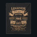 Personalized sixty vintage 60th birthday party fleece blanket<br><div class="desc">Make your birthday special with this unique design. Add a touch of sophisticated elegance to your birthday celebration with our exquisite, one-of-a-kind designs. These graphics bring sophistication and originality to any product, creating a memorable and stylish gift. They are perfect for those who appreciate a touch of timeless glamour on...</div>