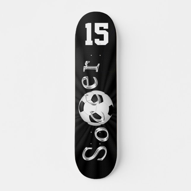 Personalized Skateboard Soccer YOUR Jersey NUMBER (Front)